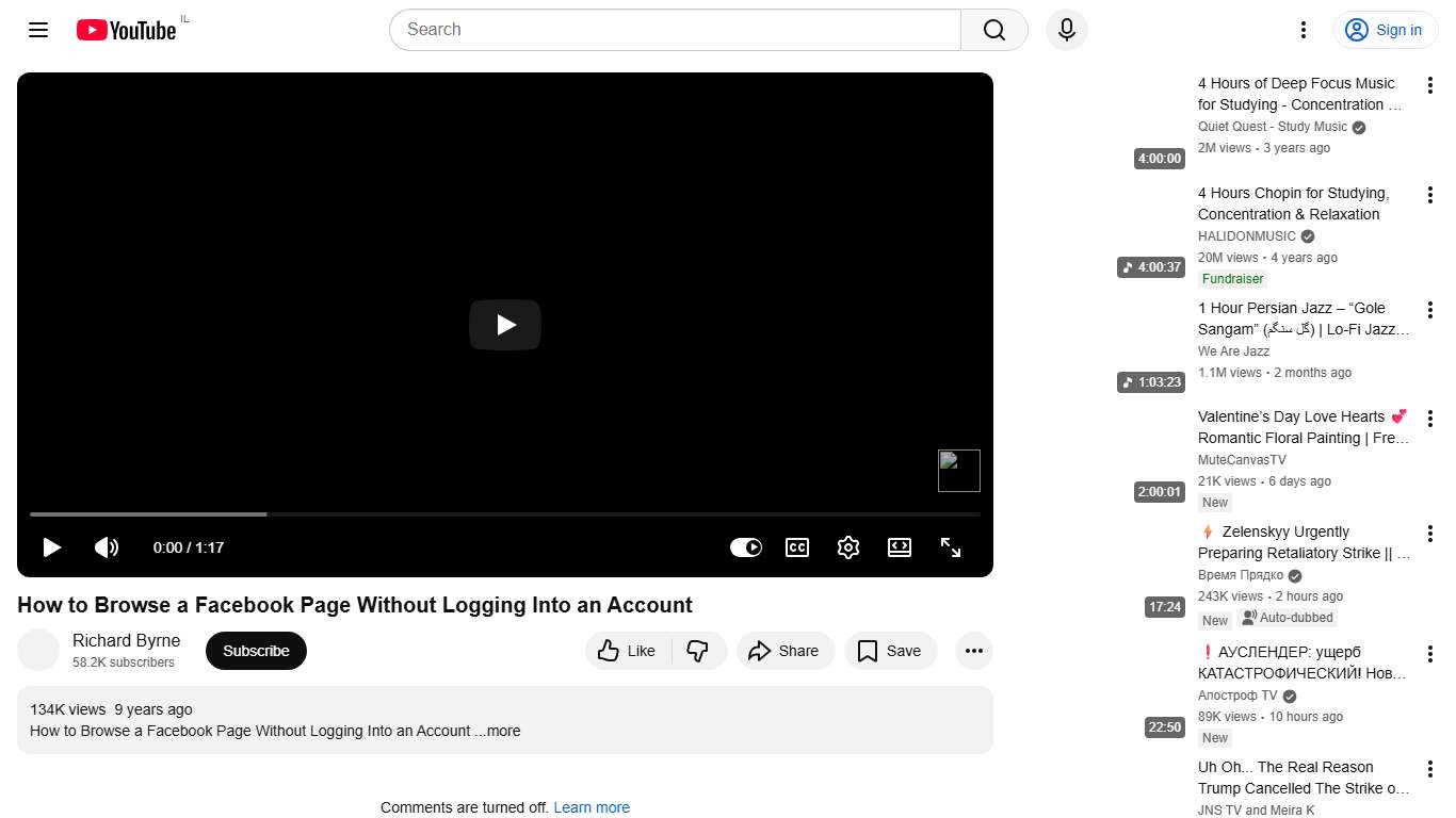 How to Browse a Facebook Page Without Logging Into an Account - YouTube